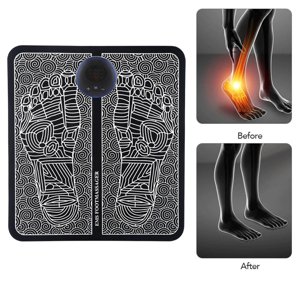 Electric EMS Foot Massager - Massagiador para pés