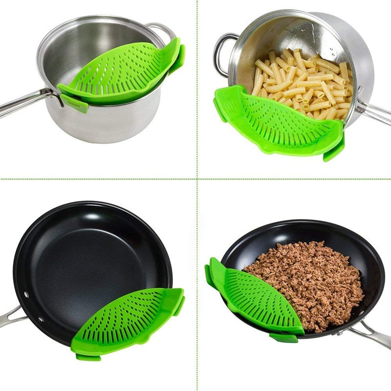 ClipPan - Coador em Silicone para Cozinha