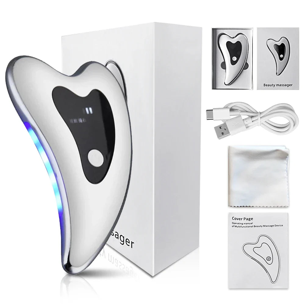 GlowMaster PRO - GuaSha, Massageador Facial Elétrico GuaSha